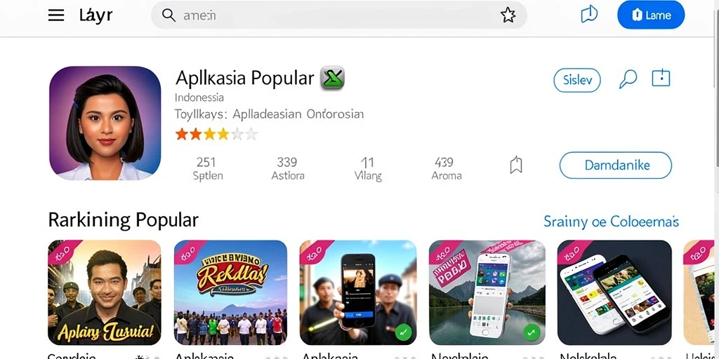Antarmuka pengguna yang intuitif dan menarik.