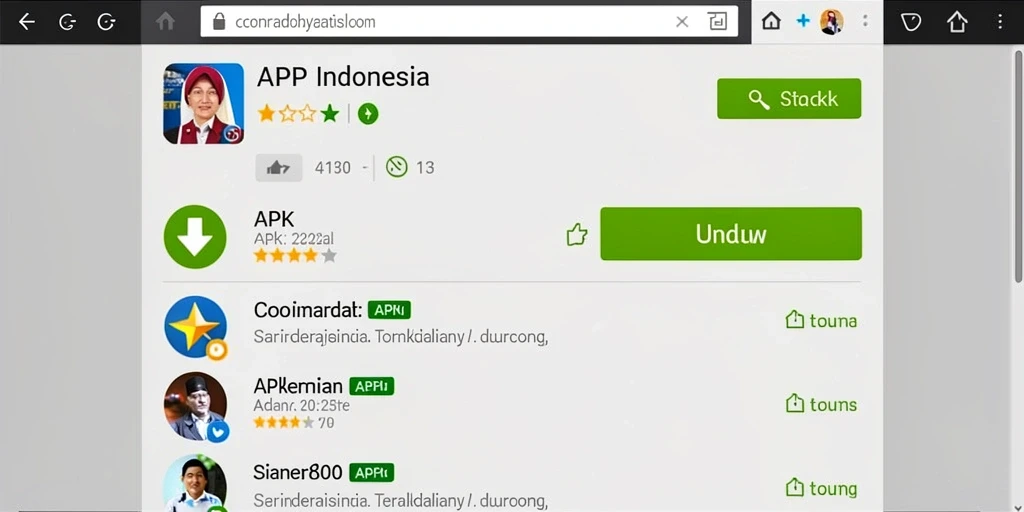 Tampilan antarmuka yang sederhana dan intuitif.