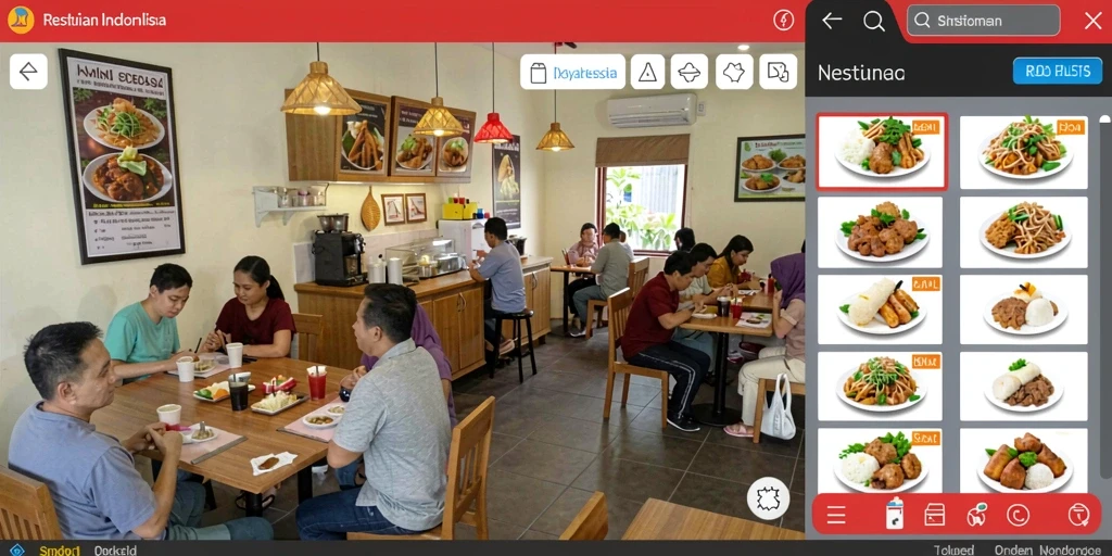 Tampilan antarmuka IDNSERU yang menarik dan user-friendly.