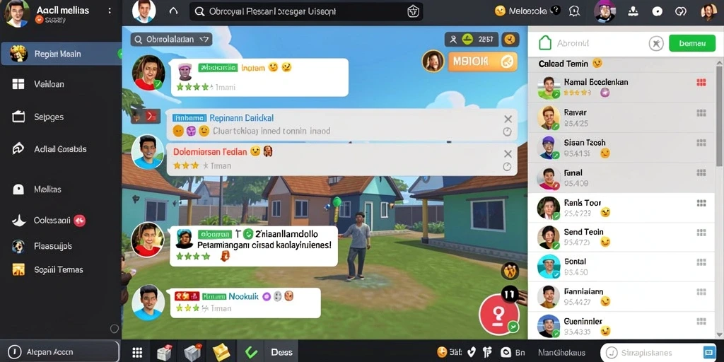 Tampilan antarmuka yang menarik dan user-friendly.