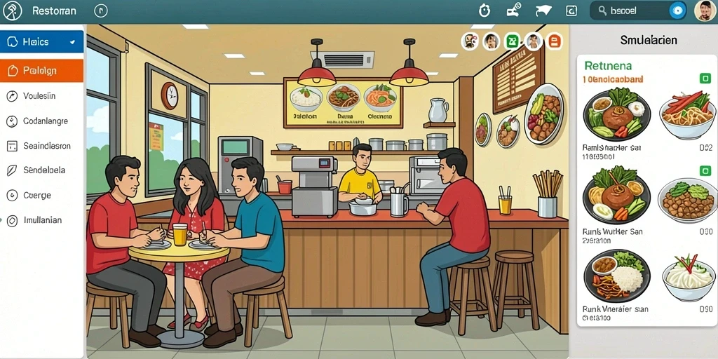 Tampilan awal aplikasi IN22 yang menarik.