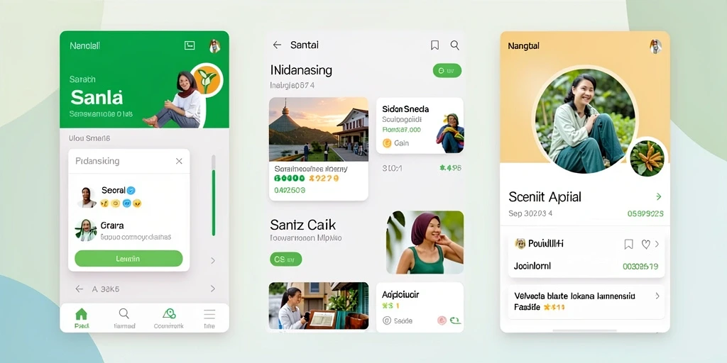 Tampilan antarmuka yang menarik dan user-friendly.