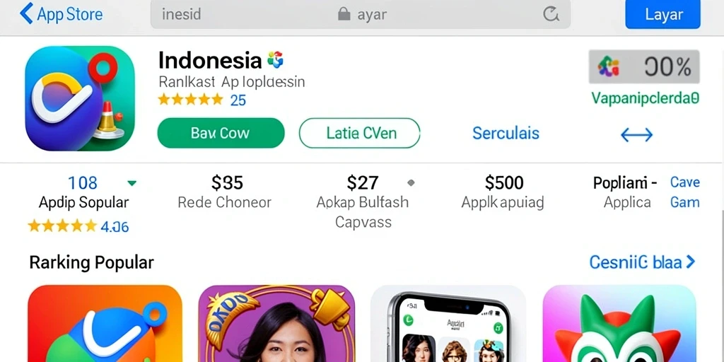 Tampilan menarik dengan banyak pilihan permainan.