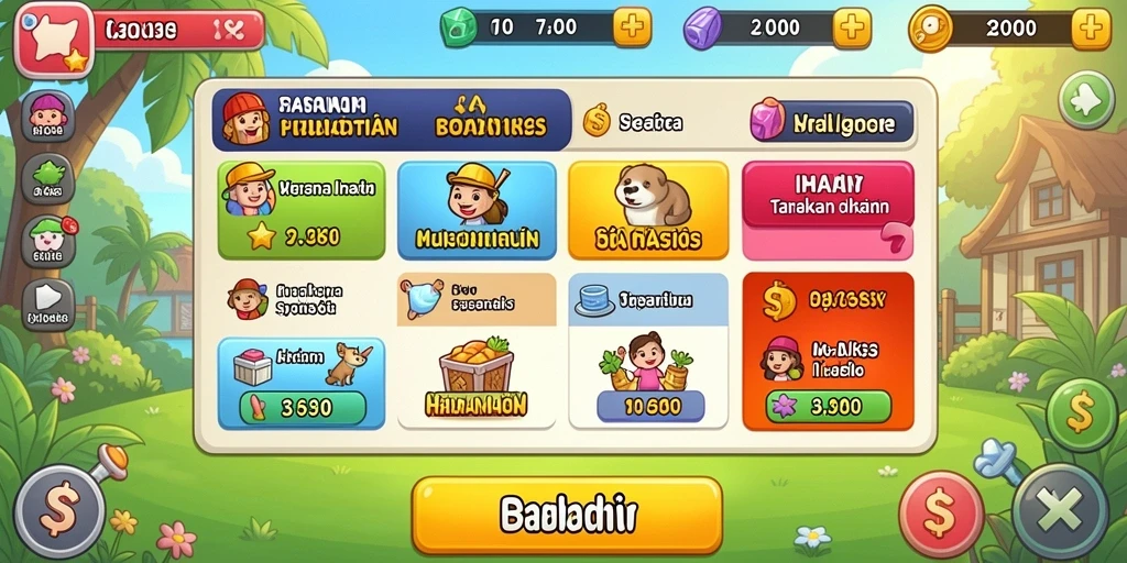 Tampilan antarmuka pengguna yang menarik dan intuitif.