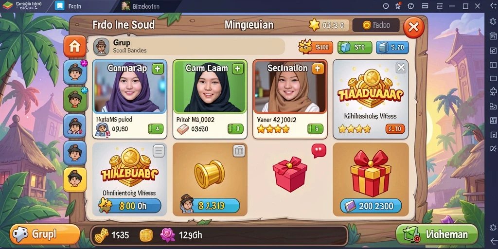 Tampilan antarmuka yang user-friendly dan menarik.