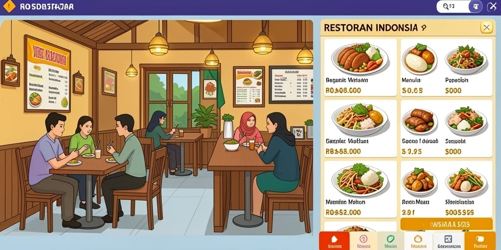Tampilan antarmuka yang user-friendly dan mudah dinavigasi.