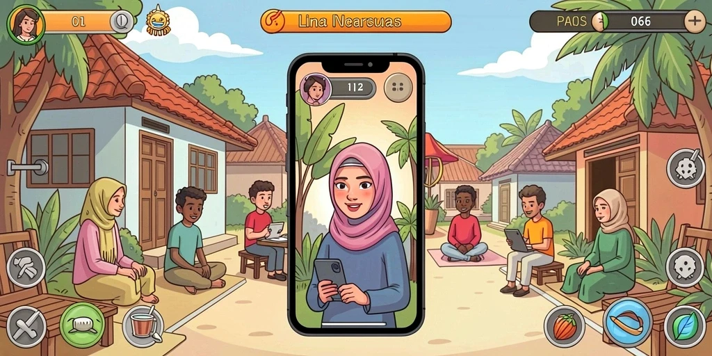 Tampilan antarmuka pengguna yang menarik dan modern.