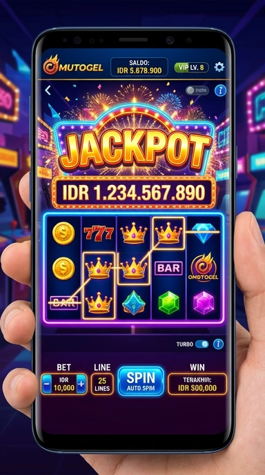 Cuplikan layar menu unduhan omutogel untuk perangkat Android